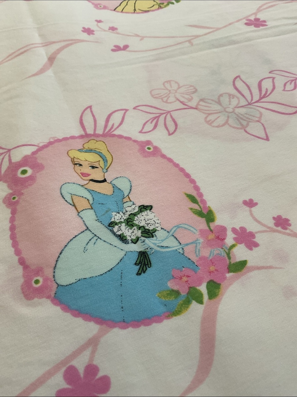 🩷 Disney Princess full top flat sheet. Vintage